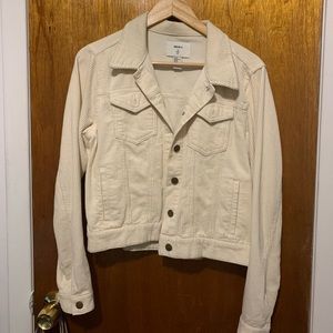 Corduroy cream jacket